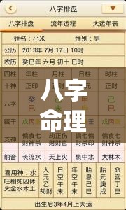 八字命理分析在线排盘软件(八字排盘命里八字测算)