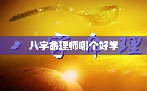 八字命理师哪个好学