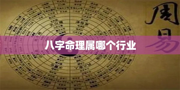 八字命理属哪个行业