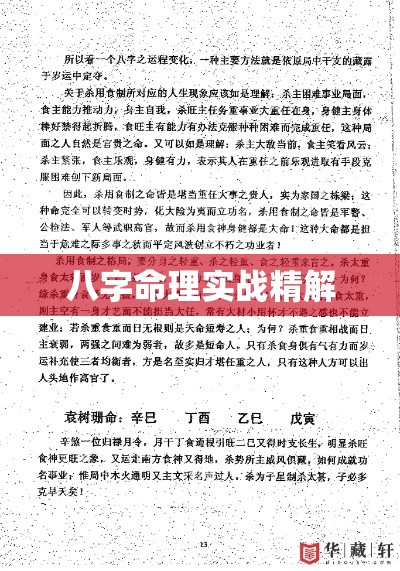 八字命理实战精解