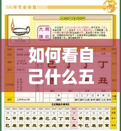 如何看自己什么五行_怎么看自己的五行是什么(怎样看自己五行属啥)