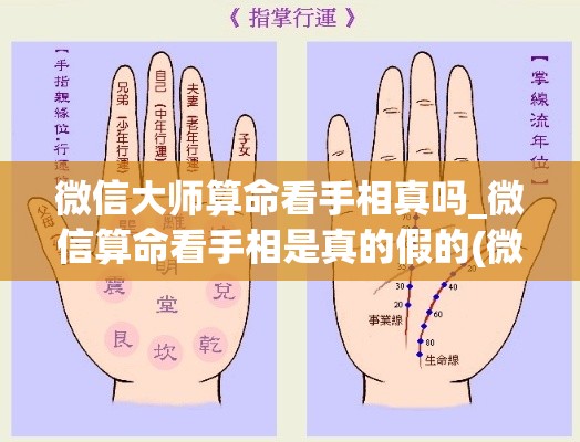 微信大师算命看手相真吗_微信算命看手相是真的假的(微信上的大师算命)