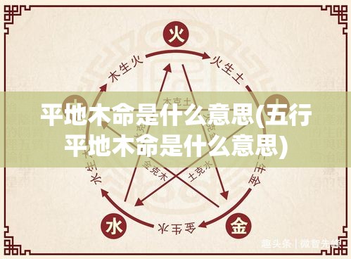 平地木命是什么意思(五行平地木命是什么意思)