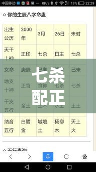七杀配正印女命(七杀配正印命解析)