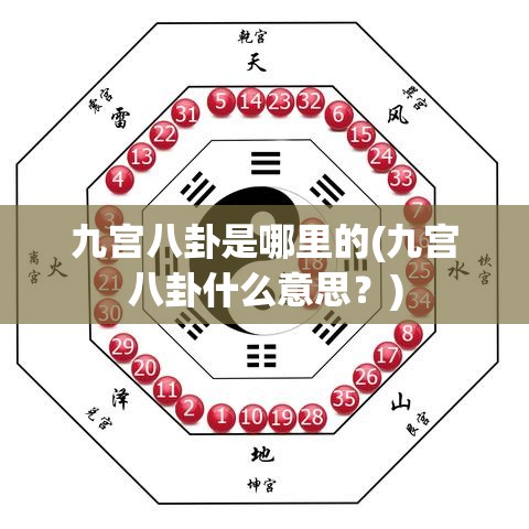 九宫八卦是哪里的(九宫八卦什么意思？)