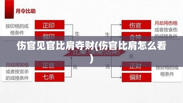 伤官见官比肩夺财(伤官比肩怎么看)