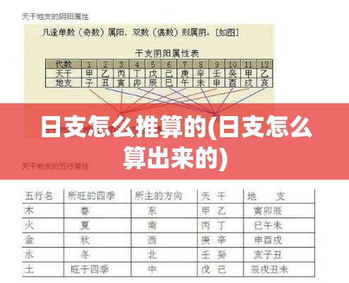 日支怎么推算的(日支怎么算出来的)