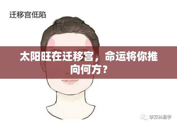 太阳旺在迁移宫，命运将你推向何方？