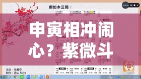 申寅相冲闹心？紫微斗数帮你化解命理不顺