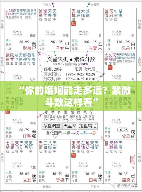 “你的婚姻能走多远？紫微斗数这样看”