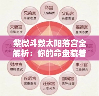 紫微斗数太阳落宫全解析：你的命盘藏着哪些人生密码？