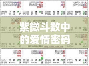 紫微斗数中的爱情密码：你的命盘藏着怎样的TA？
