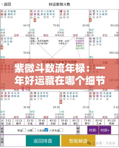 紫微斗数流年禄：一年好运藏在哪个细节？