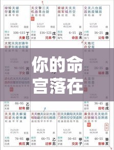 你的命宫落在哪里？紫微斗数小白必学定位技巧