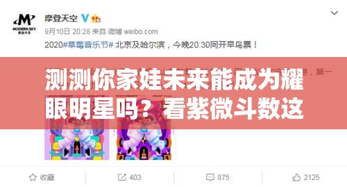 测测你家娃未来能成为耀眼明星吗？看紫微斗数这样说