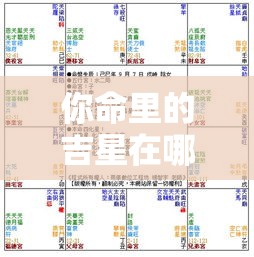 你命里的吉星在哪？紫微斗数与28宿的秘密关联