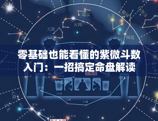 零基础也能看懂的紫微斗数入门：一招搞定命盘解读