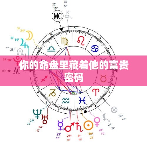 你的命盘里藏着他的富贵密码