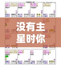 没有主星时你的命盘该怎么看？紫微斗数解惑