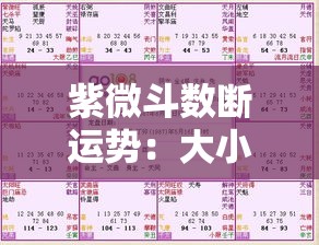 紫微斗数断运势：大小二限缝线如何看透？