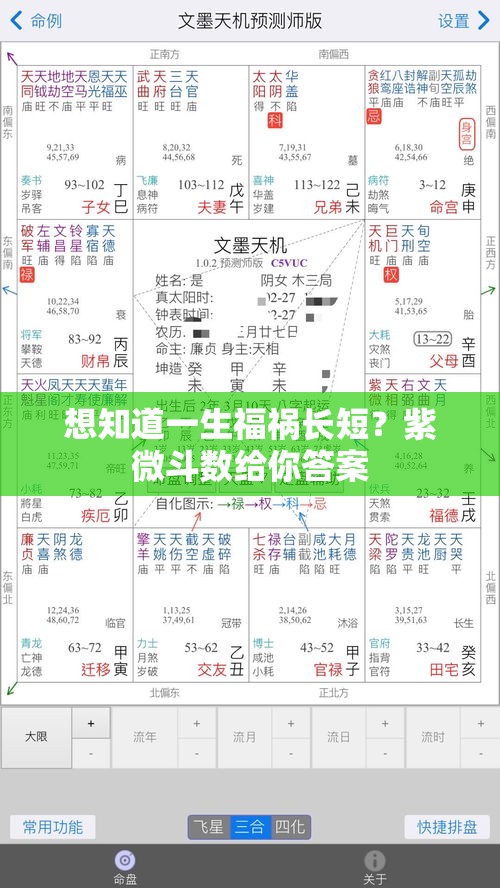 想知道一生福祸长短？紫微斗数给你答案