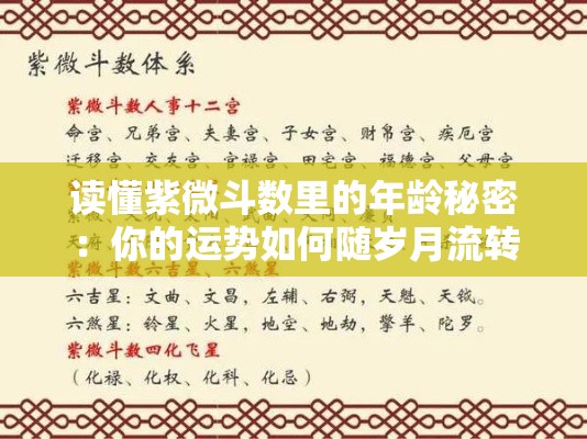 读懂紫微斗数里的年龄秘密：你的运势如何随岁月流转