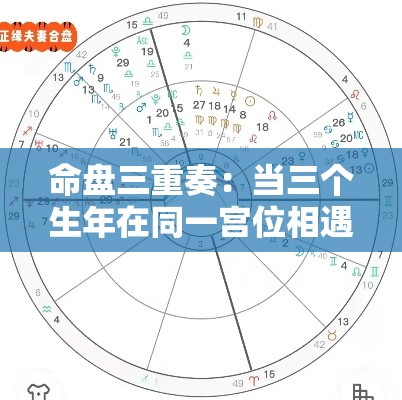 命盘三重奏：当三个生年在同一宫位相遇