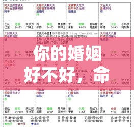 你的婚姻好不好，命盘里早有暗示