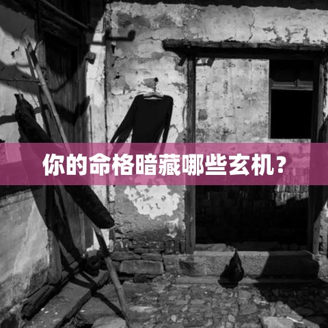 你的命格暗藏哪些玄机？