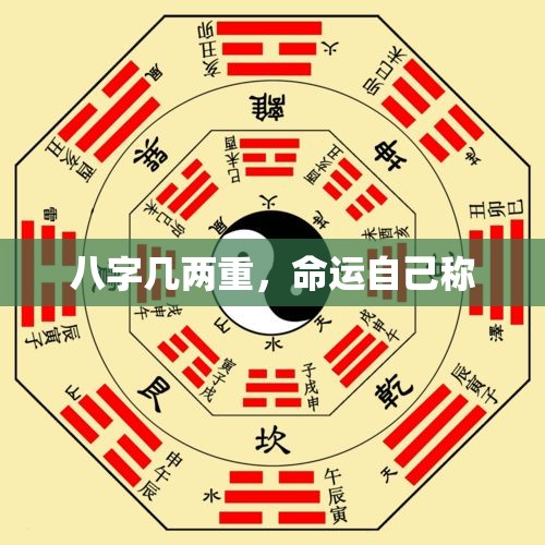 八字几两重，命运自己称