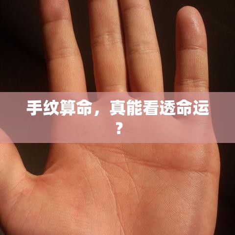 手纹算命，真能看透命运？