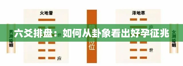 六爻排盘：如何从卦象看出好孕征兆