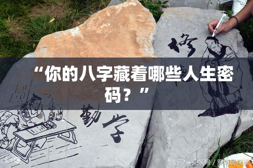 “你的八字藏着哪些人生密码？”