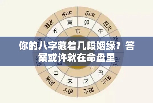 你的八字藏着几段姻缘？答案或许就在命盘里