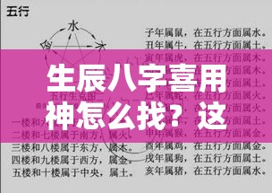 生辰八字喜用神怎么找？这篇说透了