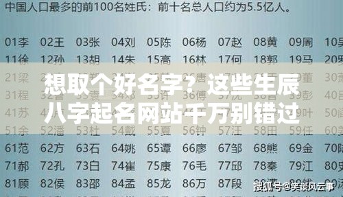 想取个好名字？这些生辰八字起名网站千万别错过