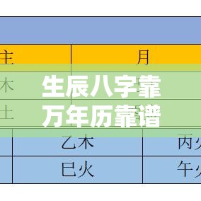 生辰八字靠万年历靠谱吗？算命的真相在这里
