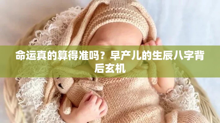 命运真的算得准吗？早产儿的生辰八字背后玄机